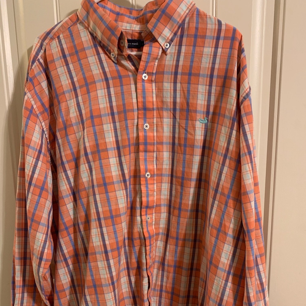 Plaid Southern Marsh button down